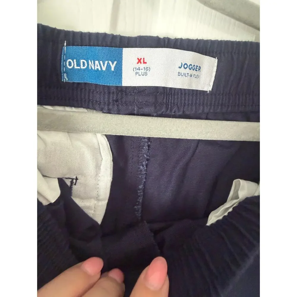 Old Navy - Boys - Navy Jogger Pants - Sized XL (14-16) Plus - NWT